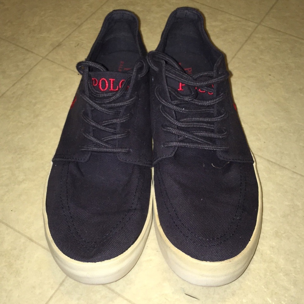 Polo Ralph Lauren navy blue men’s size 7? 7 1/2?